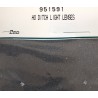 KATO 951591 - DIESEL LOCOMOTIVE DITCH LIGHT LENSES - HO SCALE