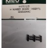 KATO 965025 - DIESEL LOCOMOTIVE SD9043MAC NUMBER BOARD INSERTS - HO SCALE