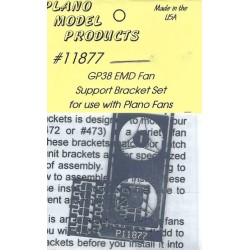 PLANO 11877 - DIESEL LOCOMOTIVE EMD GP38-2 FAN SUPPORT BRACKET SET - HO SCALE