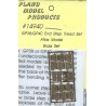 PLANO 14940 - DIESEL LOCOMOTIVE EMD GP38/GP40 END STEP TREAD SET - FOR ATLAS MODEL - HO SCALE
