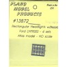 PLANO 13872 - RECTANGULAR HEADLIGHTS WITH BEZELS FOR FORD LNT9000 - ATLAS MODEL - HO SCALE