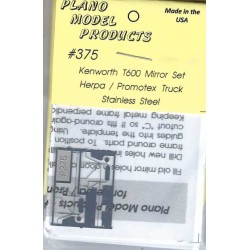PLANO 375 - KENWORTH T 600 MIRROR SET - HERPA/PROMOTEX MODELS - HO SCALE