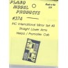 PLANO 374 - IHC INTERNATIONAL MIRROR SET - HERPA/PROMOTEX MODELS - HO SCALE