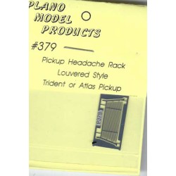 PLANO 379 - PICKUP HEADACHE RACK - LOUVERED STYLE - HO SCALE