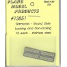 PLANO 13851 - SLAMLOCKS - ROUND STYLE - HO SCALE