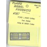 PLANO 387 - FORD L-9000 GRILLES - FOR ATLAS & WALTHERS MODELS - HO SCALE
