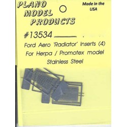 PLANO 13534 - FORD AERO RADIATOR INSERTS - FOR HERPA/PROMOTEX MODELS - HO SCALE