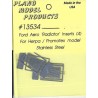 PLANO 13534 - FORD AERO RADIATOR INSERTS - FOR HERPA/PROMOTEX MODELS - HO SCALE