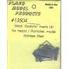 PLANO 13504 - MACK RADIATOR INSERTS - FOR HERPA/PROMOTEX MODELS - HO SCALE