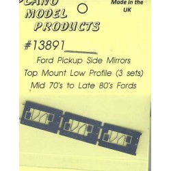 PLANO 13891 - FORD PICKUP SIDE MIRRORS - HO SCALE