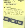 PLANO 13891 - FORD PICKUP SIDE MIRRORS - HO SCALE