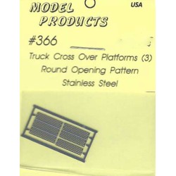 PLANO 366 - TRUCK CROSSOVER PLATFORMS - ROUND OPENING PATTERN - HO SCALE