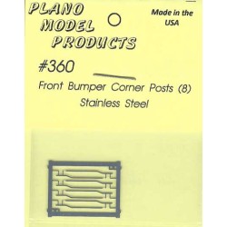 PLANO 360 - TRUCK FRONT BUMPER CORNER POSTS - HO SCALE