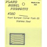 PLANO 360 - TRUCK FRONT BUMPER CORNER POSTS - HO SCALE