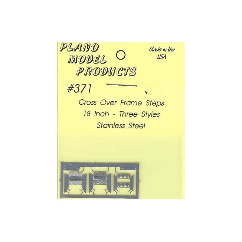 PLANO 371 - TRUCK CROSS OVER FRAME STEPS - HO SCALE