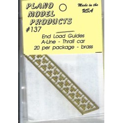 PLANO 137 - END LOAD GUIDES - FOR ALINE THRALL CAR - HO SCALE