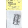 PLANO 135 - COUPLER PLATFORM SET - FULL WIDTH - GYPSUM DIAMOND PATTERN - HO SCALE