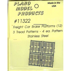 PLANO 11322 - FREIGHT CAR BRAKE PLATFORMS - HO SCALE