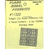 PLANO 11322 - FREIGHT CAR BRAKE PLATFORMS - HO SCALE