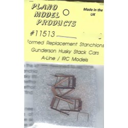 PLANO 11513 - GUNDERSON HUSKY STACK STANCHIONS - FOR ALINE/INTERMOUNTAIN MODELS - HO SCALE