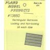 PLANO 13850 - SLAMLOCKS - RECTANGULAR STYLE - HO SCALE