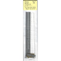 PLANO 104 - ACF 3 BAY COVERED HOPPER - ROUND PATTERN - HO SCALE