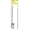 PLANO 098 - 2 BAY 4180cuft AIRSLIDE COVERED HOPPER - APEX PATTERN - FOR WALTHERS CAR - HO SCALE