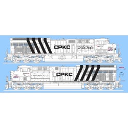 HIGHBALL L-393 CPKC ES44AC AMERICA 250 DIESEL LOCOMOTIVE - HO SCALE