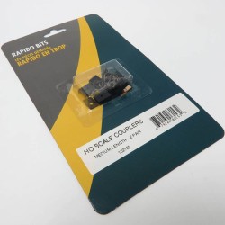 RAPIDO 102121 - MEDIUM LENGTH COUPLERS - HO SCALE