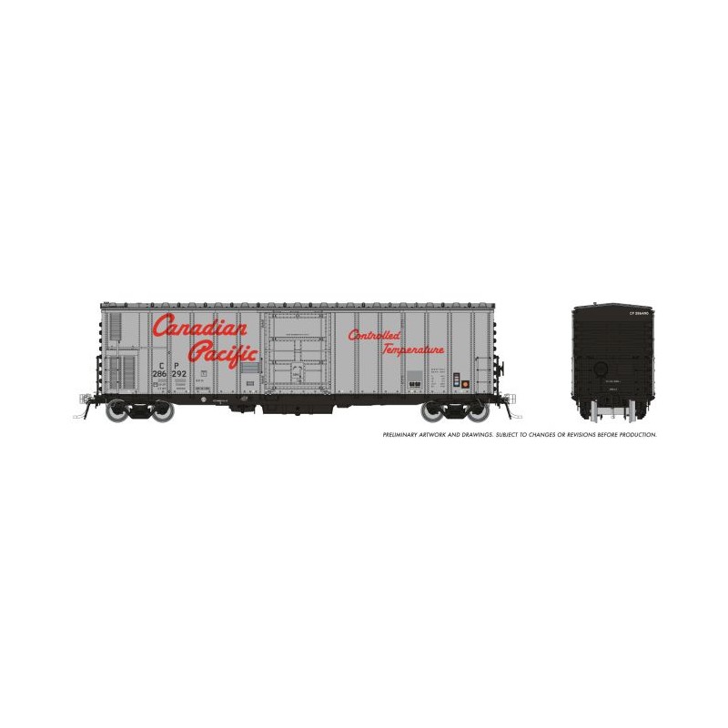 RAPIDO 150023 - NSC MECHANICAL REEFER - CANADIAN PACIFIC 286331 WITH SOUND - HO SCALE