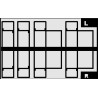 BLACK CAT BC378 - CANADIAN PACIFIC BAGGAGE CAR STIRRUPS - HO SCALE