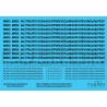 FUSION FSG-MWCX101-87 - MWCX FREIGHT CAR PATCHING SET 1 - HO SCALE