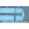 BLMA/ATLAS 95 - GE DIESEL LOCOMOTIVE MODERN WIDE CAB - GRAB IRON ASSORTMENT - N SCALE