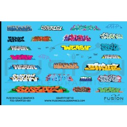 FUSION FSG-GRAFF110-160 - GRAFFITI SET 10 - N SCALE