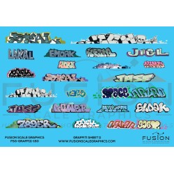 FUSION FSG-GRAFF111-160 - GRAFFITI SET 11 - N SCALE