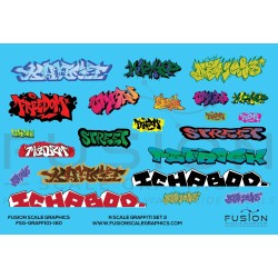 FUSION FSG-GRAFF101-160 - GRAFFITI SET 2 - N SCALE