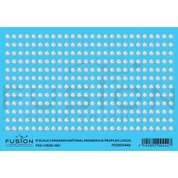 FUSION FSG-CN102-160 - CANADIAN NATIONAL INDIGENOUS PEOPLES LOGOS - N SCALE