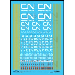 FUSION FSG-CN101-48 - CANADIAN NATIONAL SD60 DIESEL LOCOMOTIVES - O SCALE