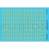 FUSION FSG-FRA103-87 - FRA YELLOW SILL DASH STRIPES - HO SCALE
