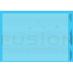 FUSION FSG-FRA100-87 - FRA WHITE SILL STRIPES - HO SCALE