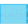 FUSION FSG-FRA100-87 - FRA WHITE SILL STRIPES - HO SCALE