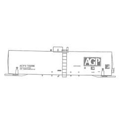 ISP 260-006 - AG PROCESSING TANK CAR - HO SCALE