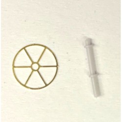 CAL-SCALE 190-762 - DIESEL LOCOMOTIVE WAGON WHEEL ANTENNA -  HO SCALE