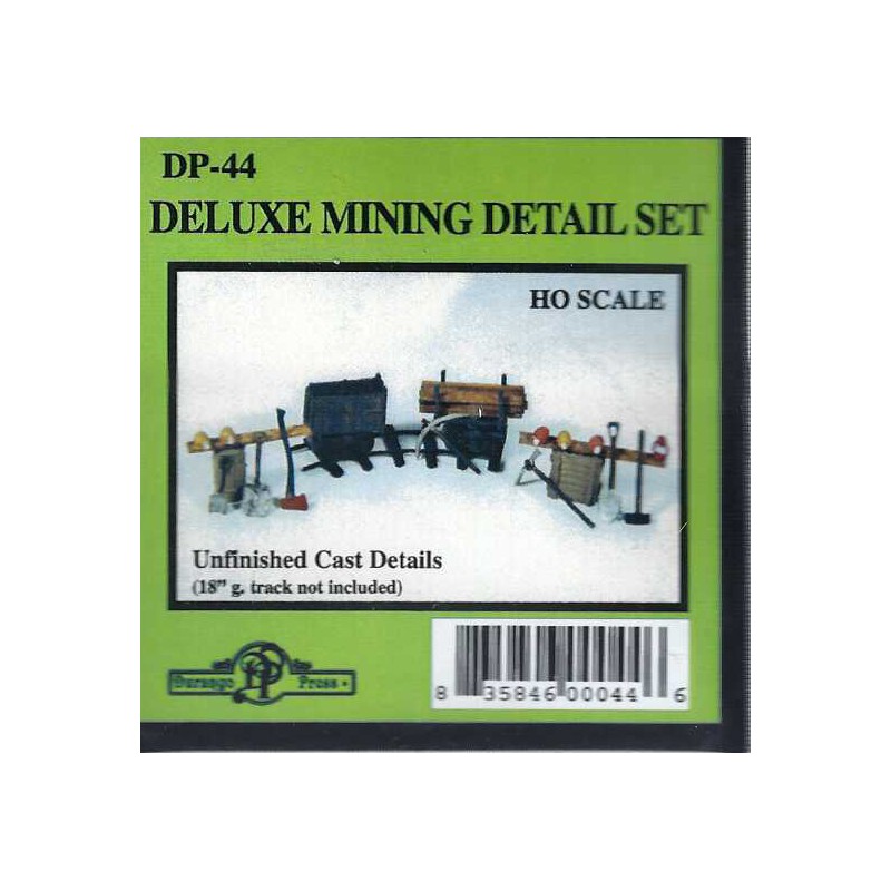 DURANGO PRESS DP-44 - DELUXE MINING SET 18" GAUGE - HO SCALE