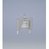 CAL-SCALE 190-709 - DIESEL LOCOMOTIVE HOOD TOP BELL AND BRACKET - SOUTHERN PACIFIC -  HO SCALE