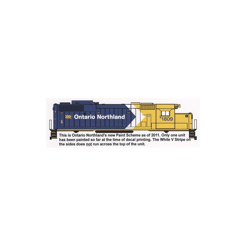 HIGHBALL L-242 ONTARIO NORTHLAND DIESEL LOCOMOTIVE - HO SCALE