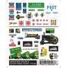 WOODLAND DT556 - LOGOS & ADVERTISING SIGNS - HO SCALE
