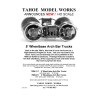 TMW211 - 20 TON 5' WHEELBASE ARCH BAR TRUCKS - SEMI-SCALE WHEELSETS - HO SCALE