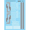 MICROSCALE DECAL 48-181 - NEW YORK CENTRAL DIESEL LOCOMOTIVE - GP9 - O SCALE