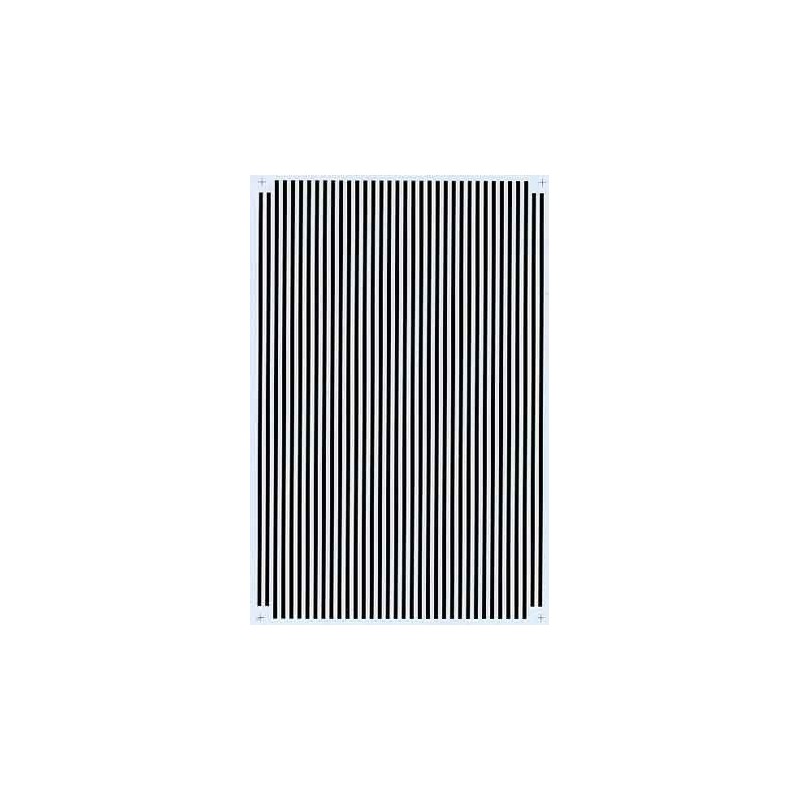 MICROSCALE DECAL PS-2-1/16 - BLACK 1/16" STRIPES